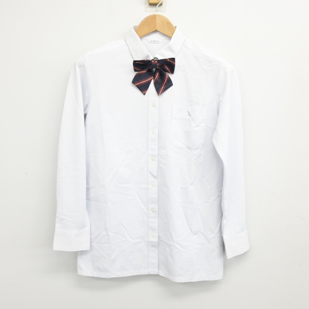 中古】鹿児島県 神村学園高等部 女子制服 4点 (ブレザー・シャツ