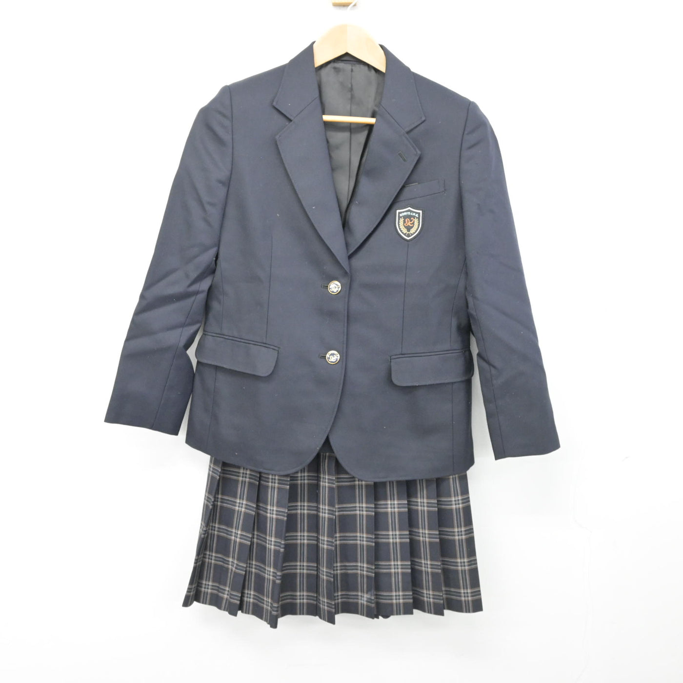 中古】兵庫県 広陵中学校 女子制服 2点 (ブレザー・スカート) sf109144