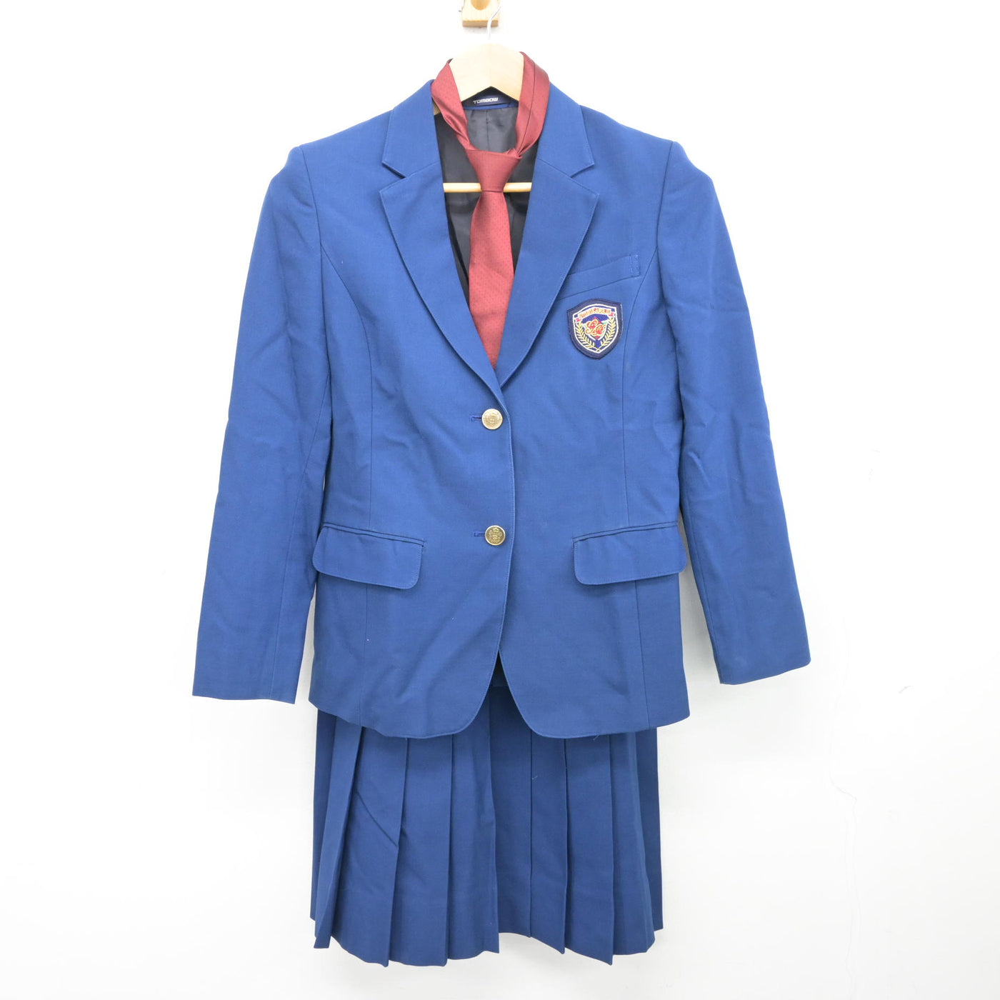 中古】沖縄県 具志川高等学校 女子制服 3点 (ブレザー・スカート 