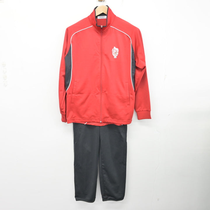 中古】鹿児島県 神村学園高等部 女子制服 3点 (ジャージ 上・体操服 上
