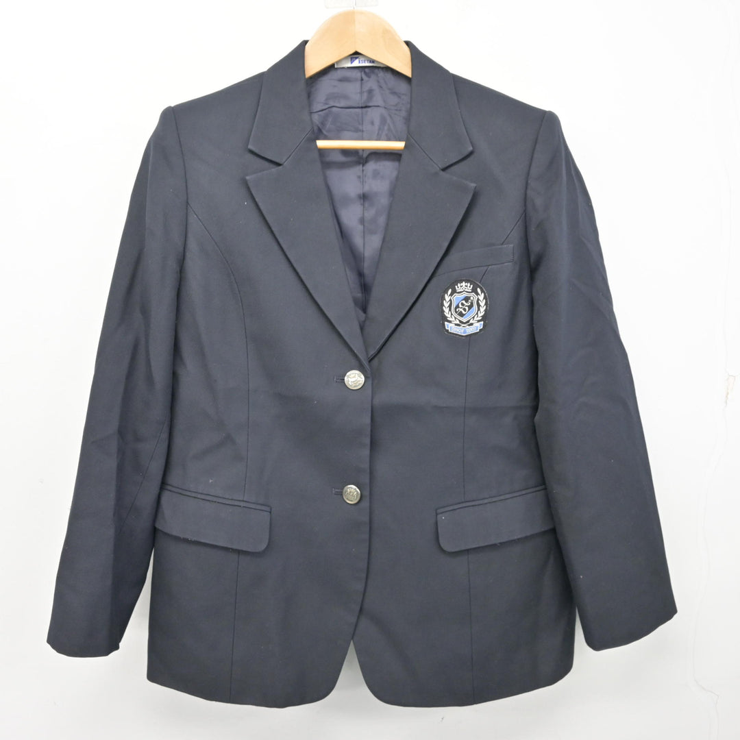 中古】京都府 京都産業大学附属高等学校 女子制服 3点 (ブレザー