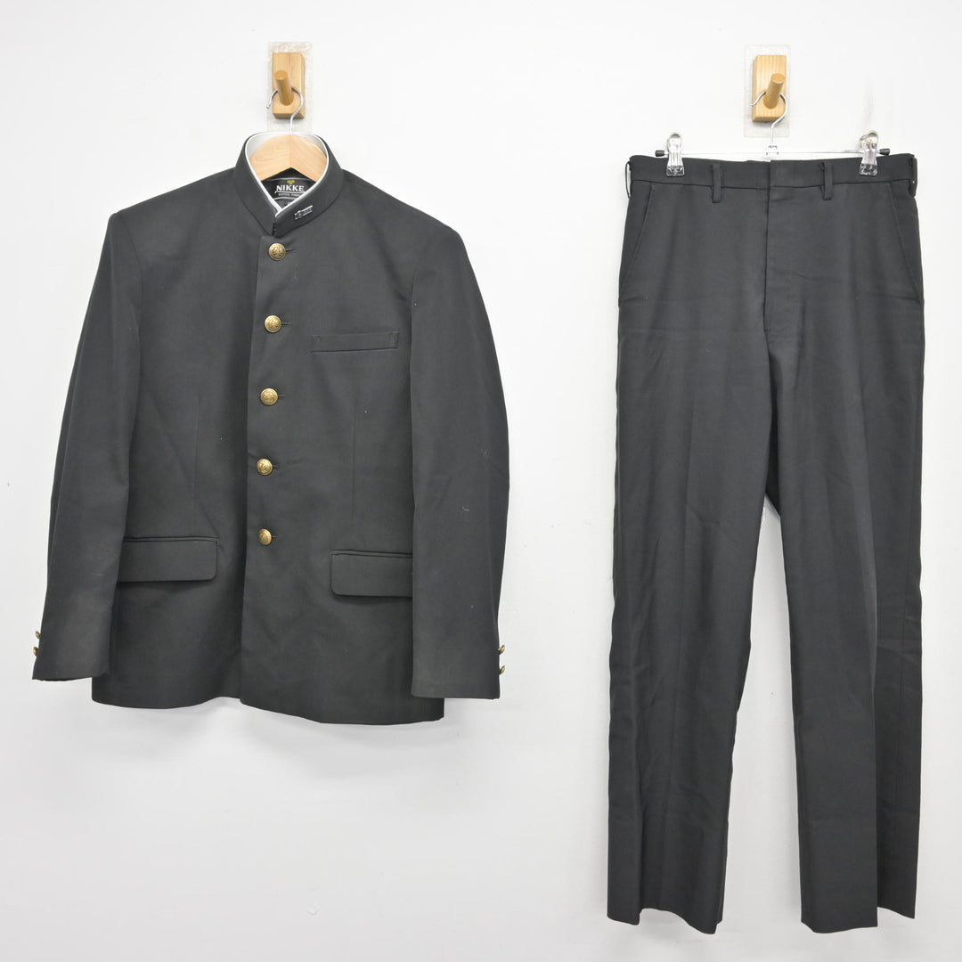 中古】茨城県 下妻市立東部中学校 男子制服 3点 (学ラン・ズボン