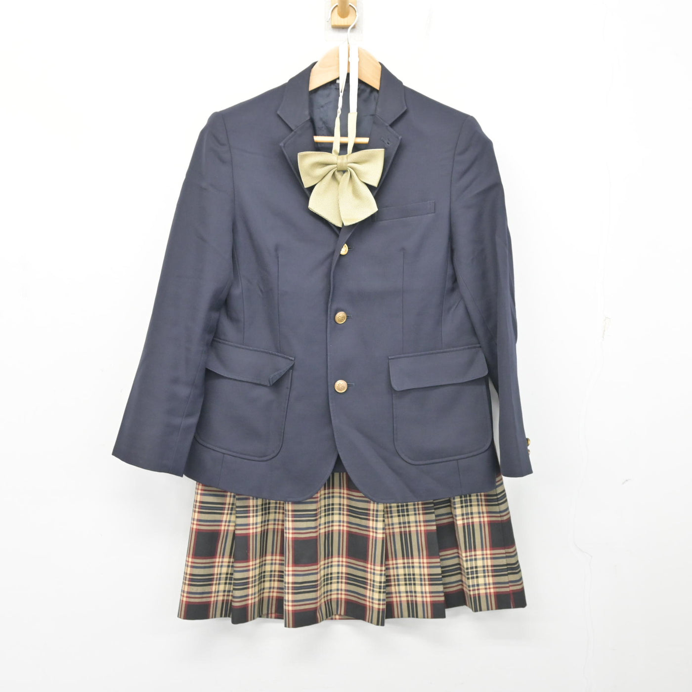 中古】宮城県 利府高等学校 女子制服 3点 (ブレザー・スカート 