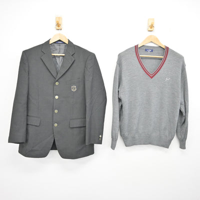 中古】長崎県 佐世保西高等学校/旧制服 男子制服 2点 (ブレザー 