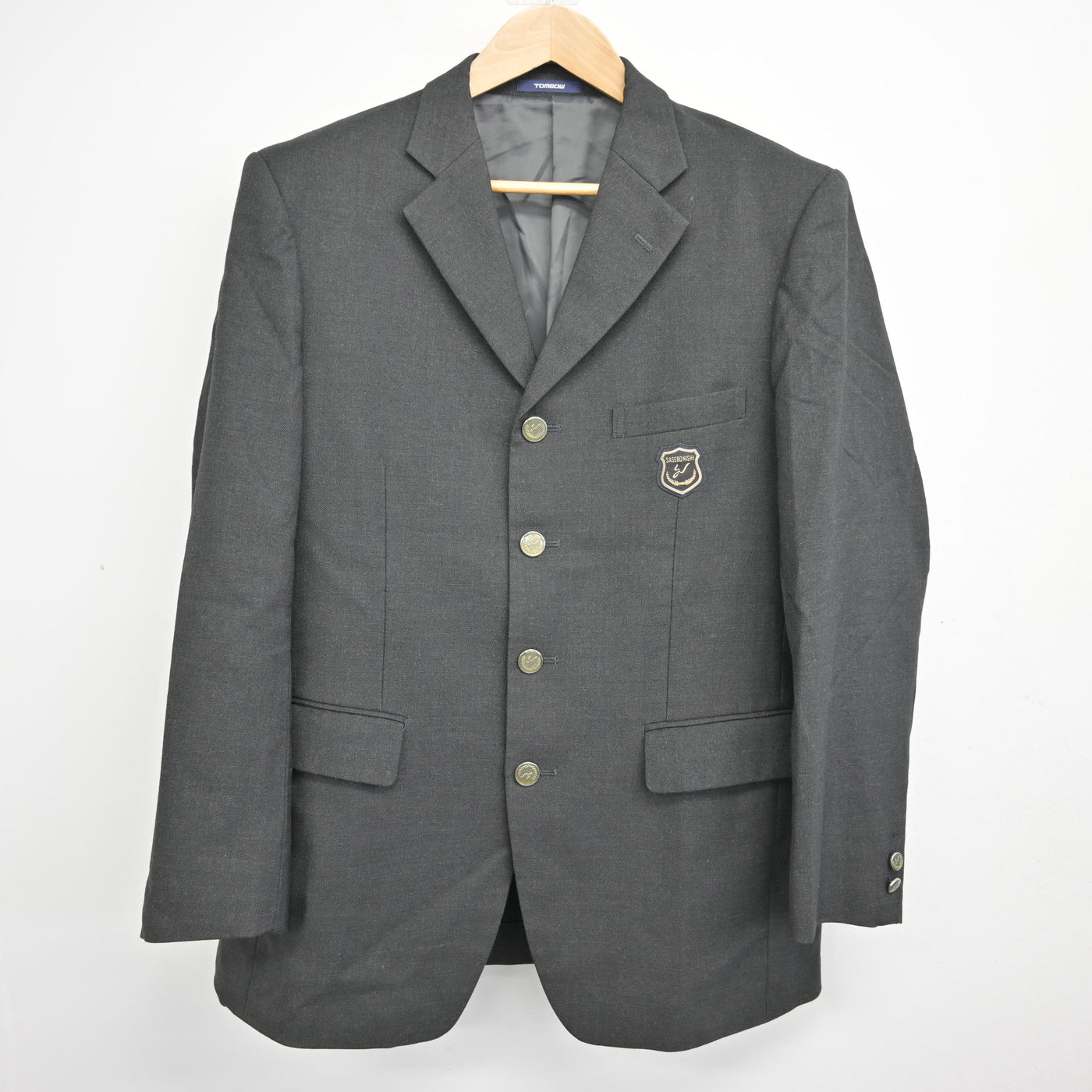 中古】長崎県 佐世保西高等学校/旧制服 男子制服 2点 (ブレザー 
