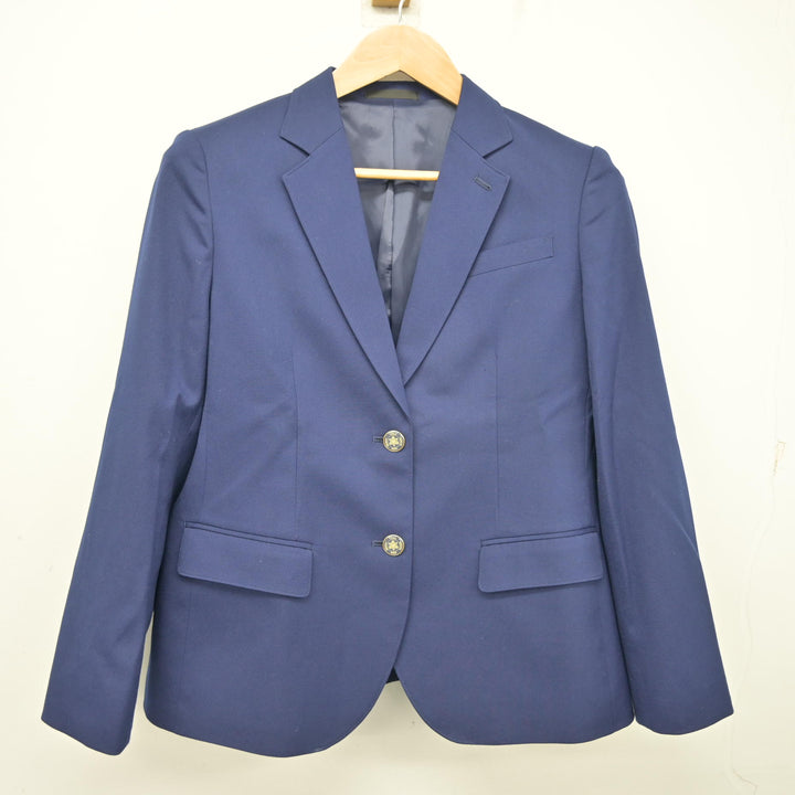 中古】宮城県 東華中学校 女子制服 3点 (ブレザー・スカート) sf109578