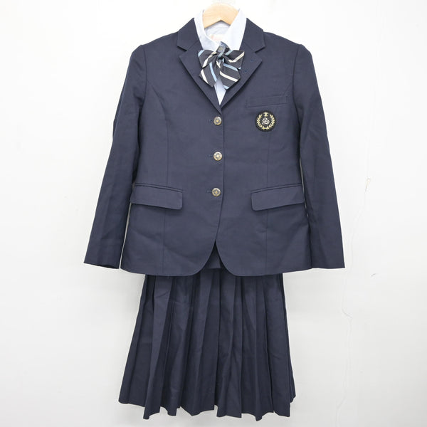 中古】大阪府 大阪商業大学堺高等学校 女子制服 4点 (ブレザー・シャツ