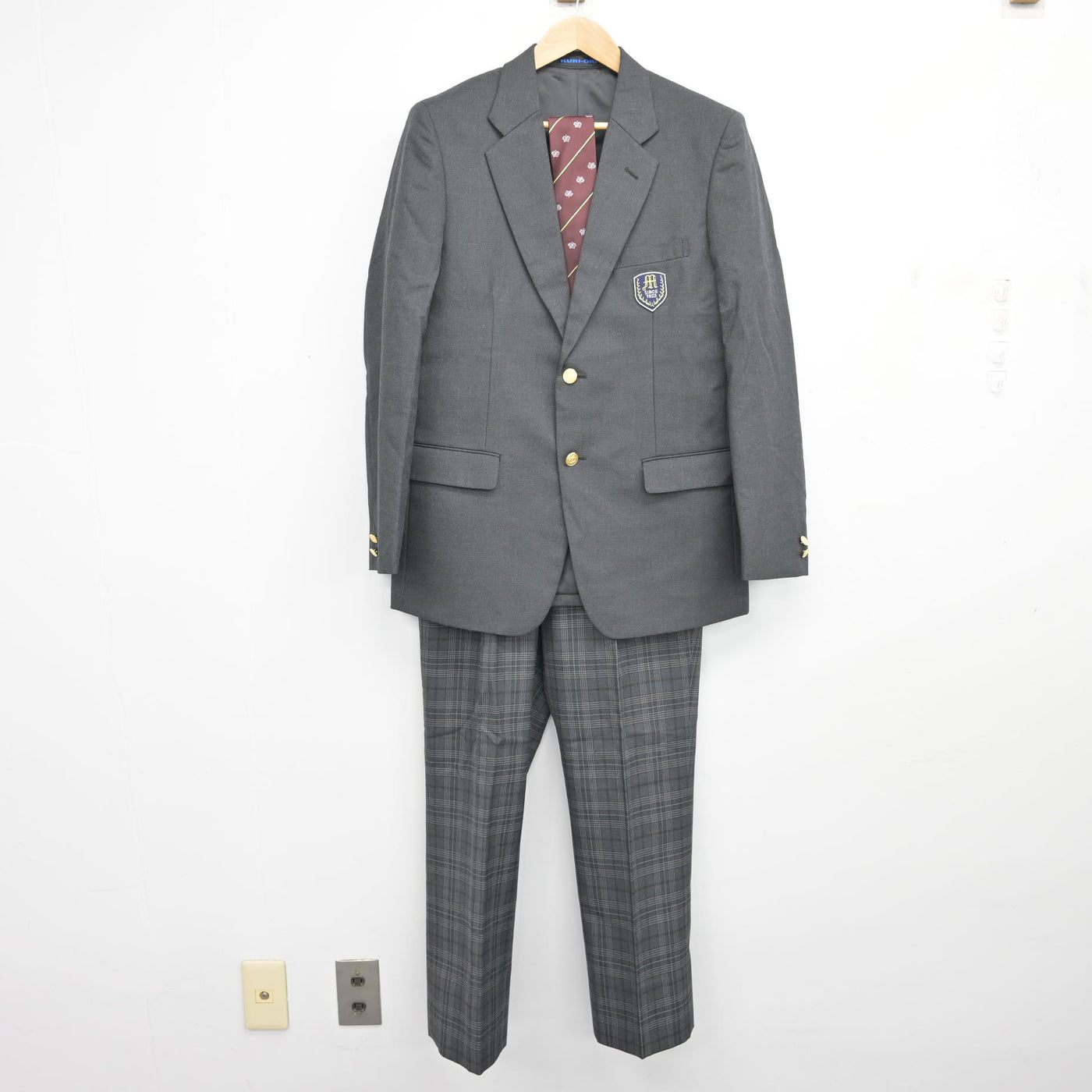 中古】茨城県 明秀学園日立高等学校 男子制服 3点 (ブレザー・ズボン 中古】茨城県 明秀学園日立高等学校 男子制服 3点 (ブレザー・ズボン