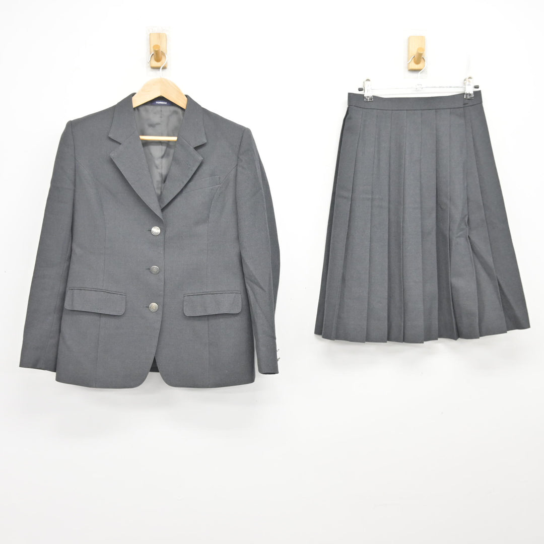 中古】千葉県 銚子市立銚子高等学校 女子制服 3点 (ブレザー・スカート