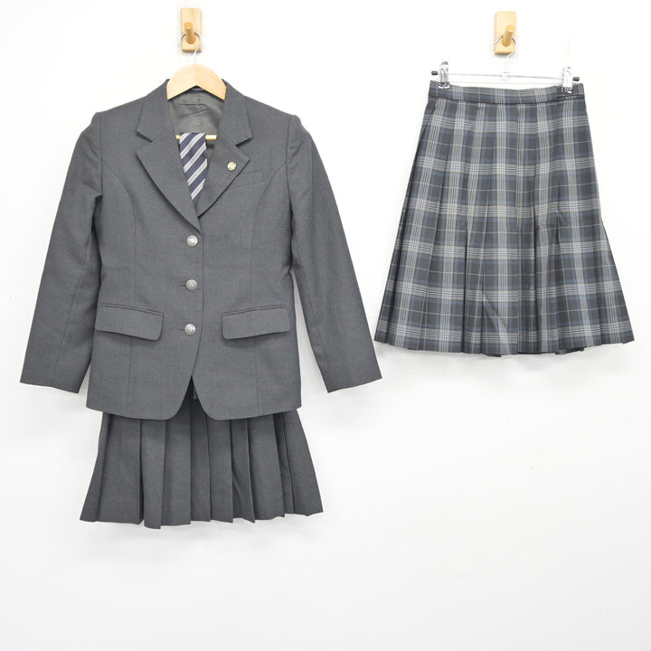 中古】千葉県 銚子市立銚子高等学校 女子制服 5点 (ブレザー・スカート