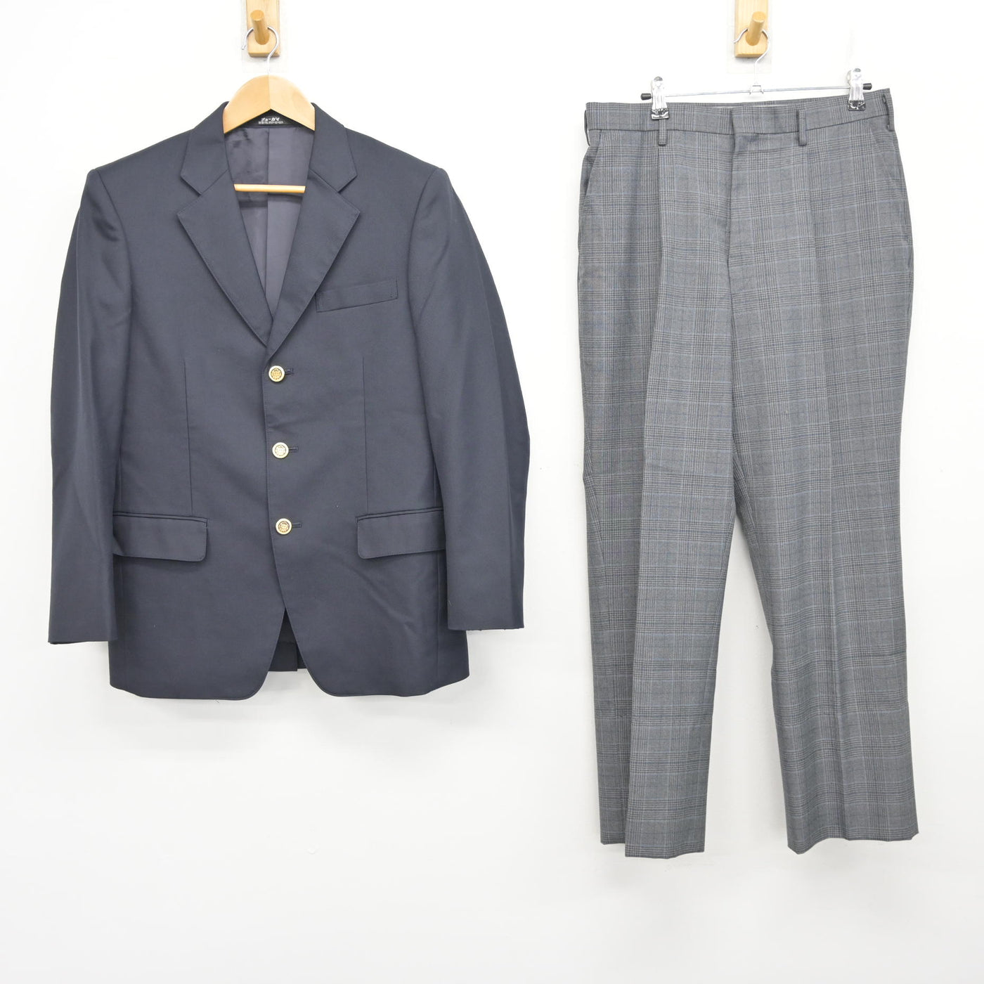 中古 大阪府 箕面市立第二中学校 男子制服 2点 ブレザー・ズボン sf109700 中古制服通販