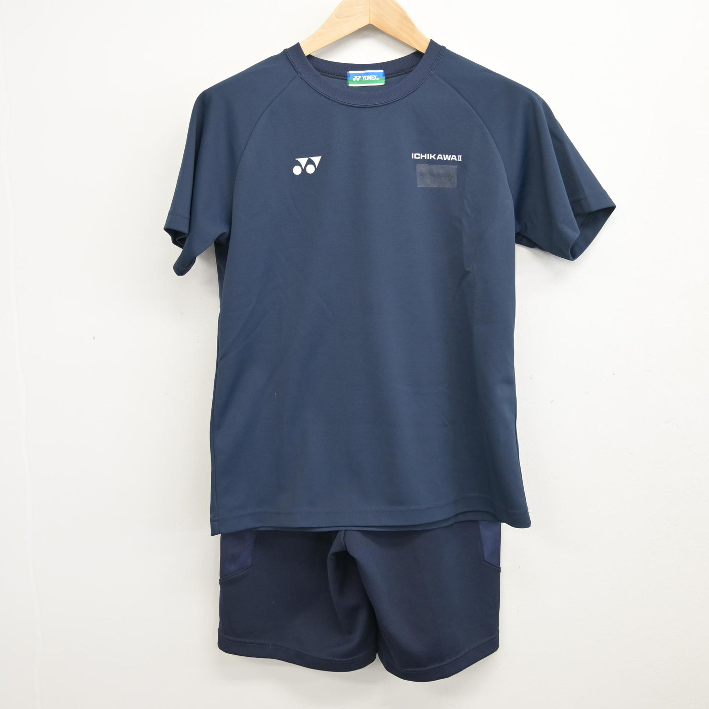 中古】千葉県 市川市立第二中学校 女子制服 2点 (体操服 上・体操服 下