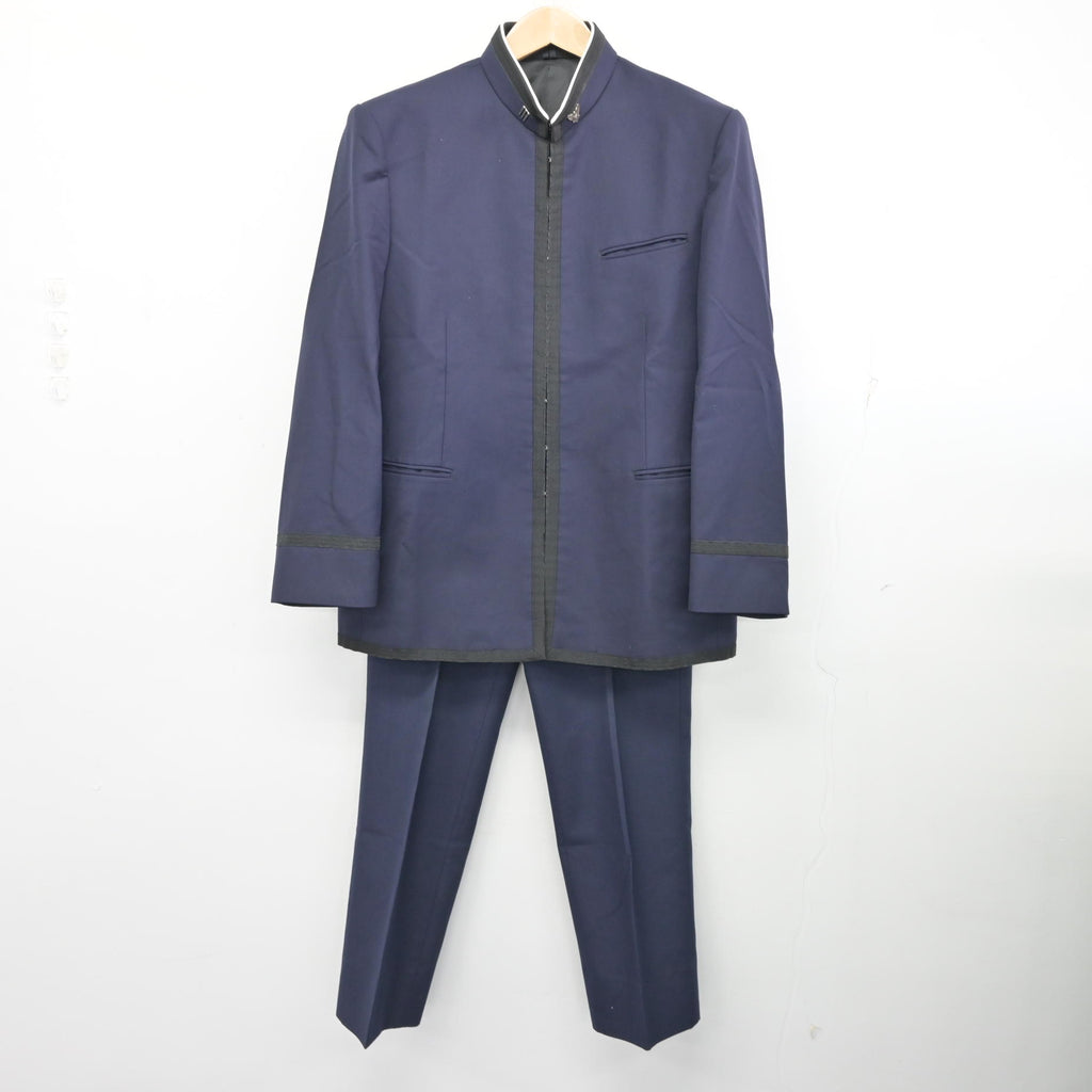 中古】神奈川県 横浜隼人高等学校 男子制服 4点 (学ラン・ズボン 