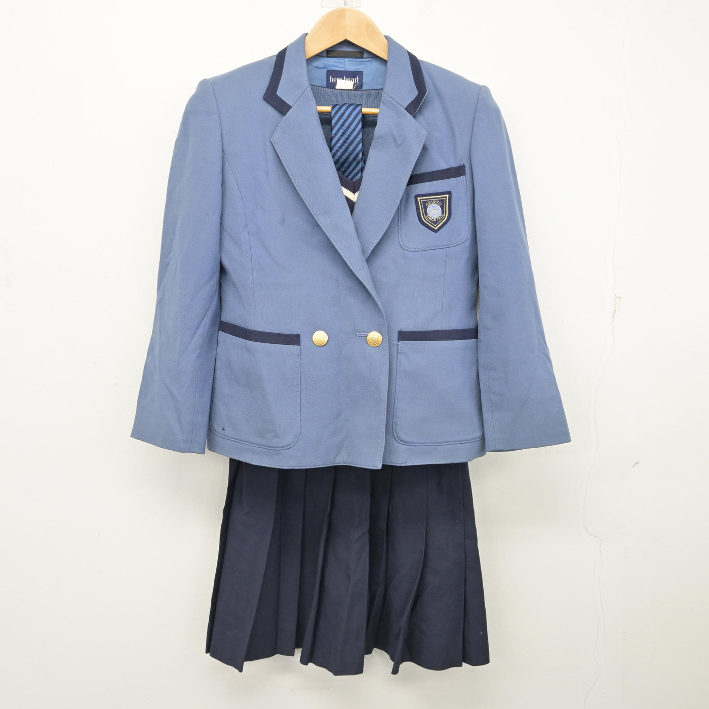 中古】静岡県 静岡理工科大学 星陵高等学校 女子制服 4点 (ブレザー