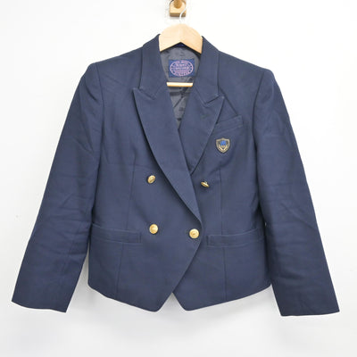 中古】千葉県 幕張総合高等学校 女子制服 3点 (セーラー服・スカート 