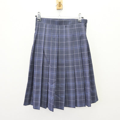 【中古】山口県 野田学園高等学校 女子制服 3点 (ニットベスト・シャツ・スカート) sf110006