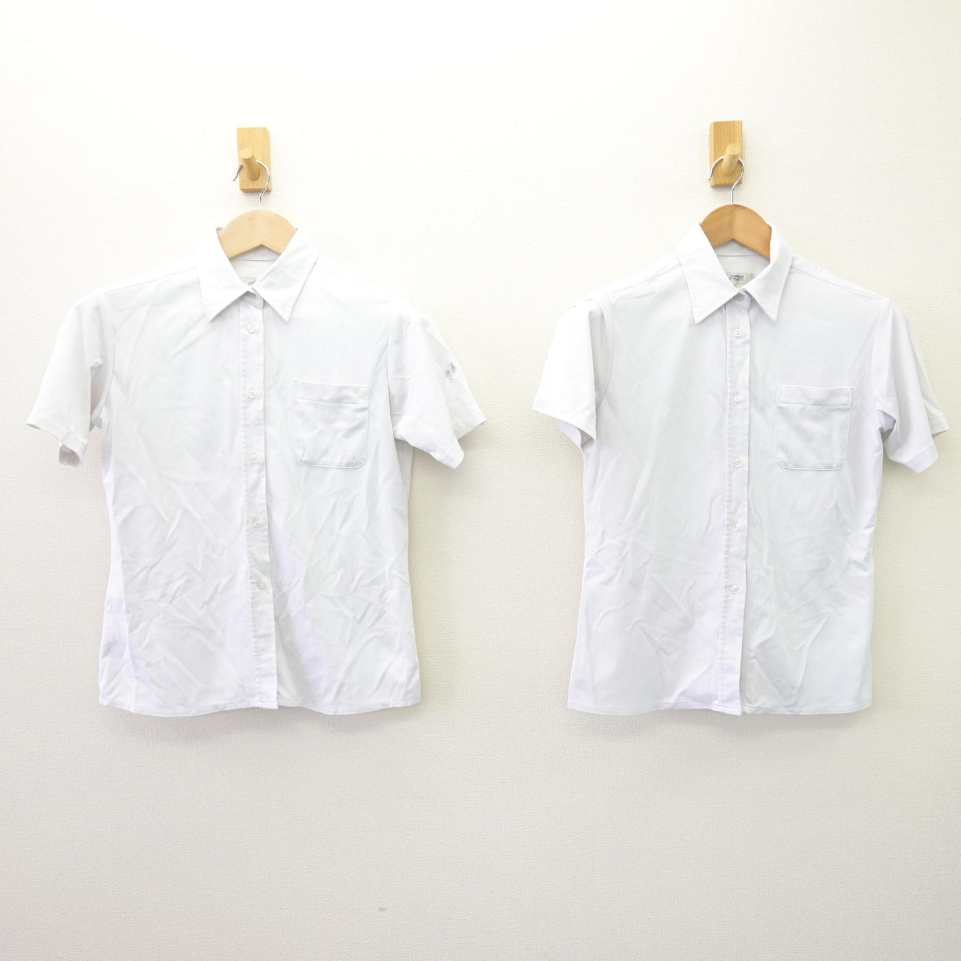 【中古】福岡県 沖学園高等学校 女子制服 2点 (シャツ) sf110013