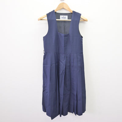 【中古】東京都 江東区立第二亀戸中学校 女子制服 3点 (セーラー服・ジャンパースカート) sf110017
