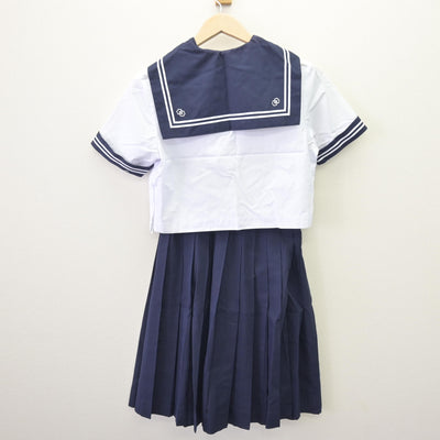 【中古】東京都 江東区立第二亀戸中学校 女子制服 2点 (セーラー服・スカート) sf110018