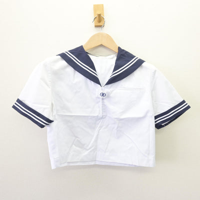 【中古】東京都 江東区立第二亀戸中学校 女子制服 2点 (セーラー服・スカート) sf110018