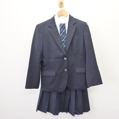 【中古】神奈川県 高津高等学校 女子制服 5点 (ブレザー・シャツ・スカート) sf110019