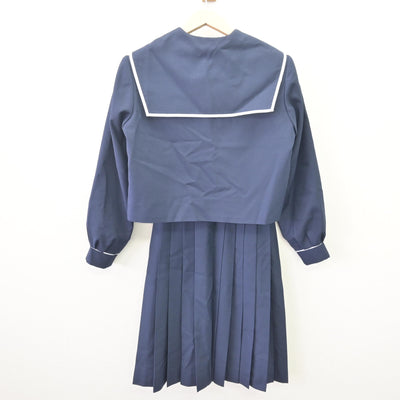 【中古】静岡県 北星中学校 女子制服 3点 (セーラー服・スカート) sf110020