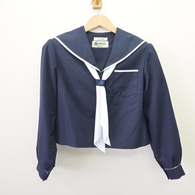 【中古】静岡県 北星中学校 女子制服 3点 (セーラー服・スカート) sf110020