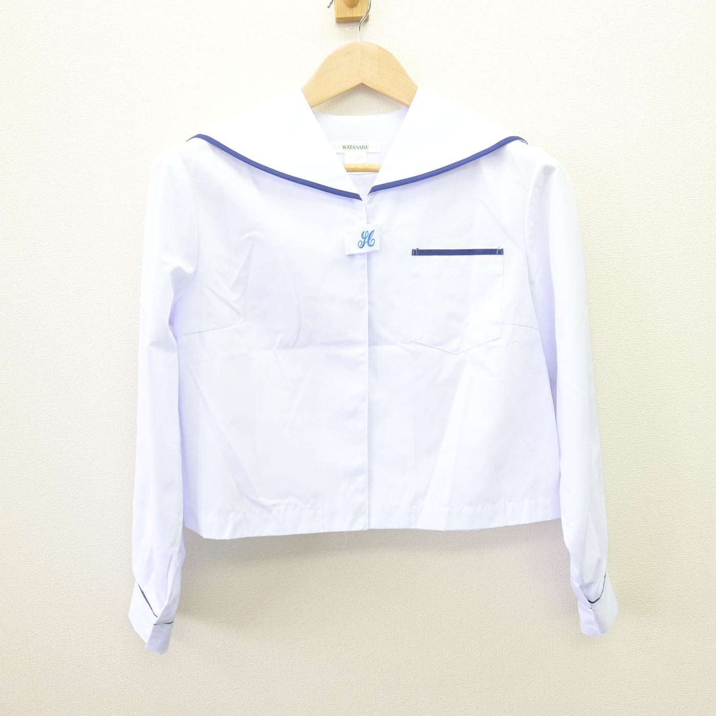 【中古】静岡県 北星中学校 女子制服 2点 (セーラー服・スカート) sf110021
