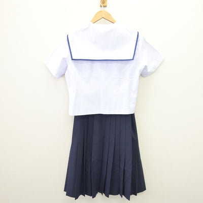 【中古】静岡県 北星中学校 女子制服 3点 (セーラー服・スカート) sf110023