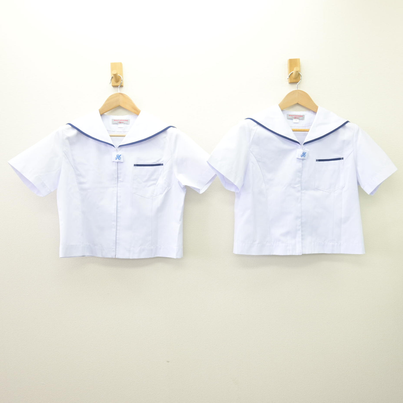 【中古】静岡県 北星中学校 女子制服 3点 (セーラー服・スカート) sf110023