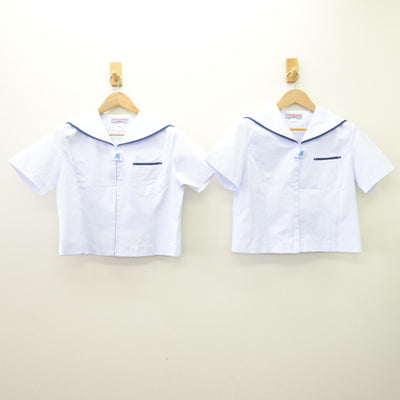 【中古】静岡県 北星中学校 女子制服 3点 (セーラー服・スカート) sf110023