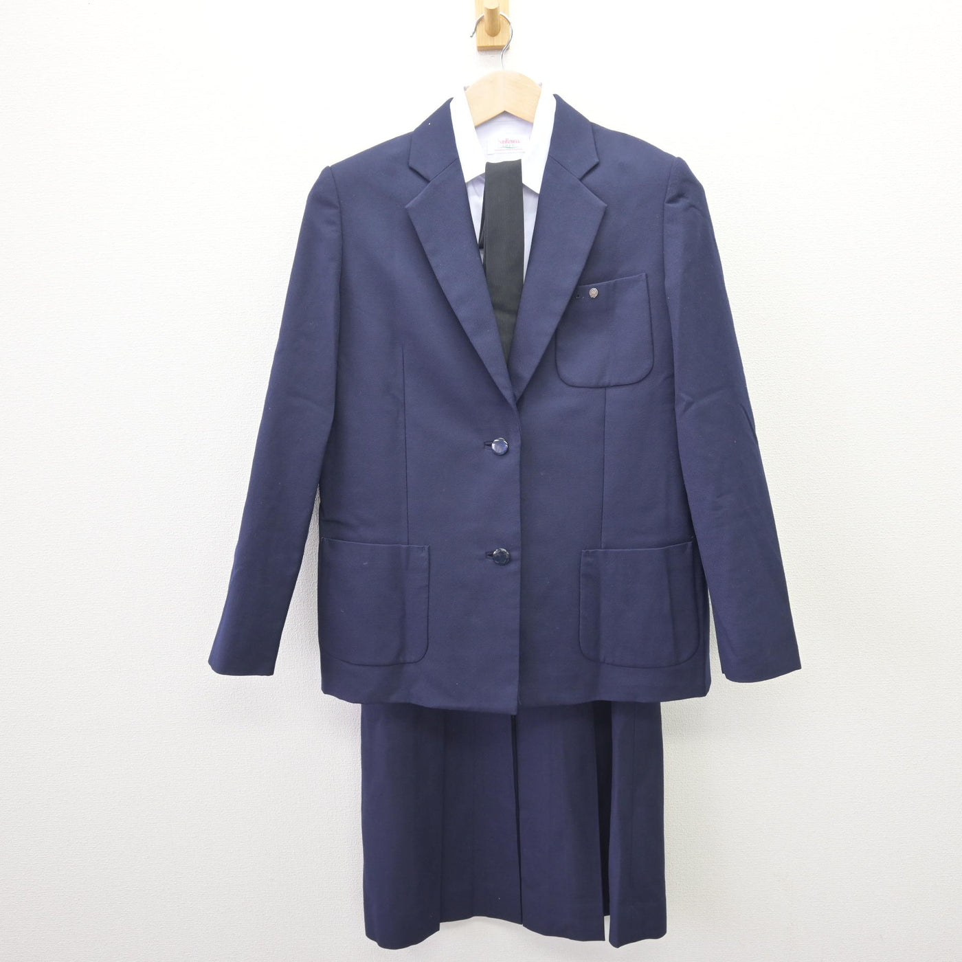 【中古】静岡県 浜松工業高等学校 女子制服 5点 (ブレザー・シャツ・スカート) sf110024