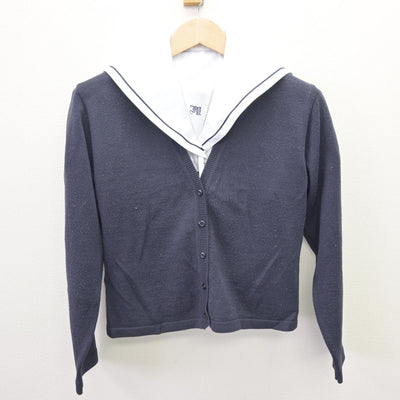 【中古】東京都 板橋有徳高等学校 女子制服 2点 (ニット・セーラー服) sf110027