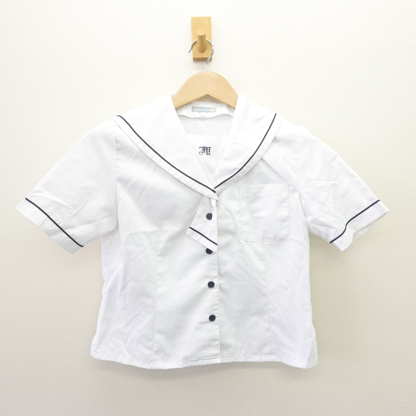 【中古】東京都 板橋有徳高等学校 女子制服 2点 (ニット・セーラー服) sf110027