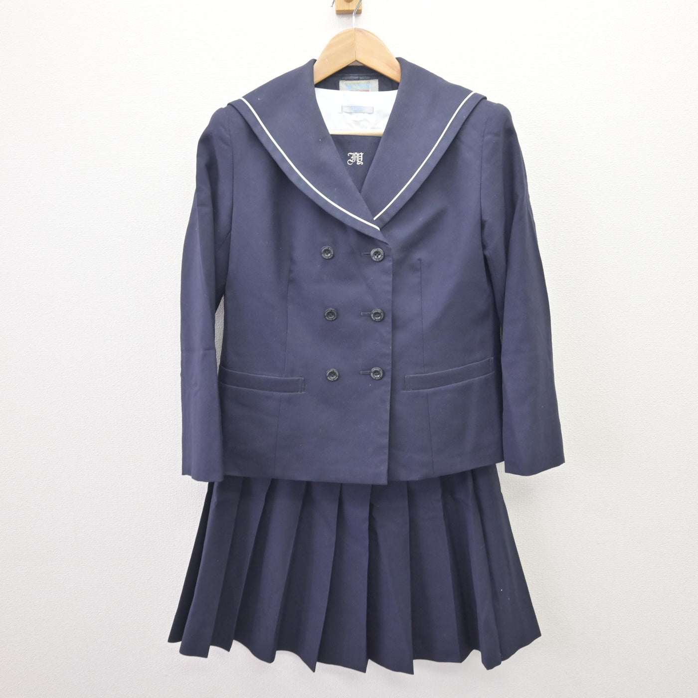 【中古】東京都 板橋有徳高等学校 女子制服 3点 (ブレザー・シャツ・スカート) sf110028