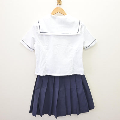 【中古】東京都 板橋有徳高等学校 女子制服 2点 (セーラー服・スカート) sf110029