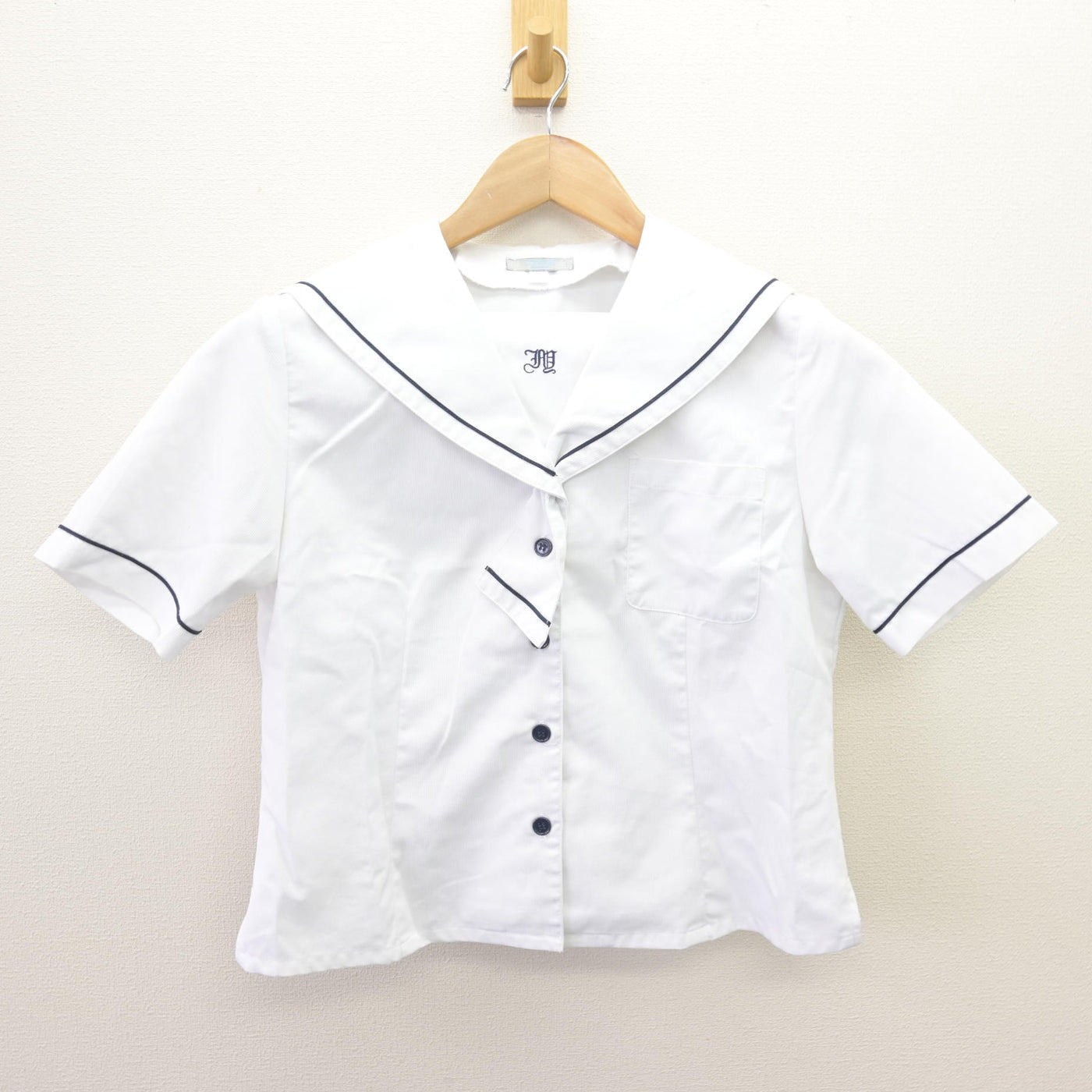 【中古】東京都 板橋有徳高等学校 女子制服 2点 (セーラー服・スカート) sf110029