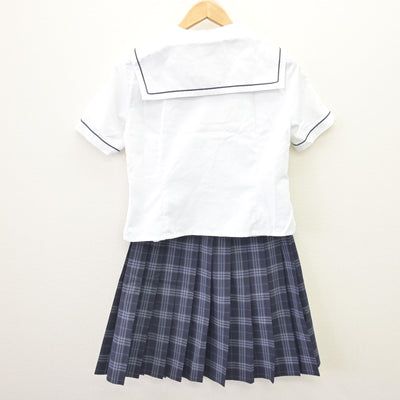 【中古】東京都 板橋有徳高等学校 女子制服 2点 (セーラー服・スカート) sf110030