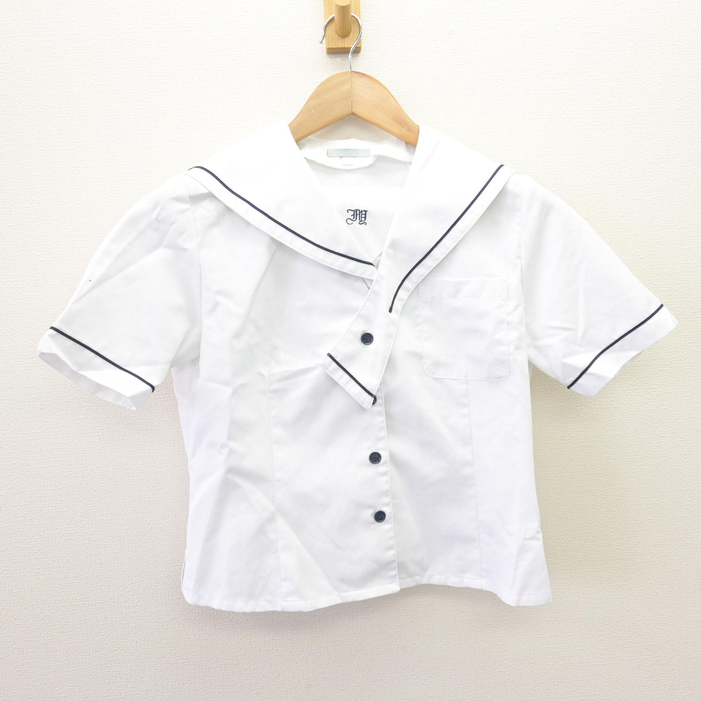【中古】東京都 板橋有徳高等学校 女子制服 2点 (セーラー服・スカート) sf110030