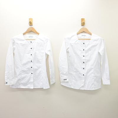【中古】東京都 板橋有徳高等学校 女子制服 2点 (シャツ) sf110031