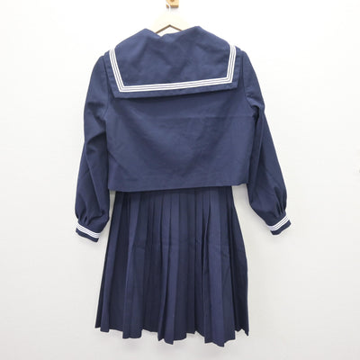 【中古】徳島県 城東中学校 女子制服 3点 (セーラー服・スカート) sf110042