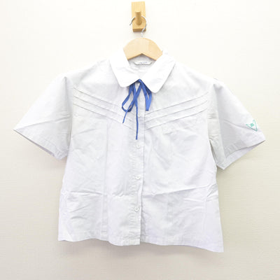 【中古】鹿児島県 錦江湾高等学校/旧制服 女子制服 3点 (シャツ・スカート) sf110049