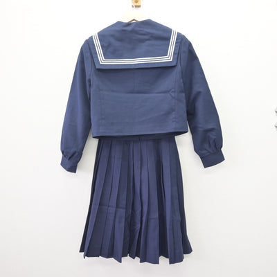 【中古】愛知県 丹陽中学校 女子制服 3点 (セーラー服・スカート) sf110054