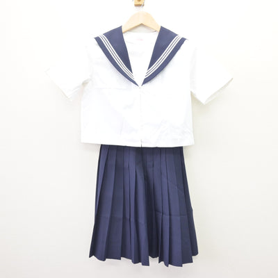 【中古】愛知県 丹陽中学校 女子制服 2点 (セーラー服・スカート) sf110055