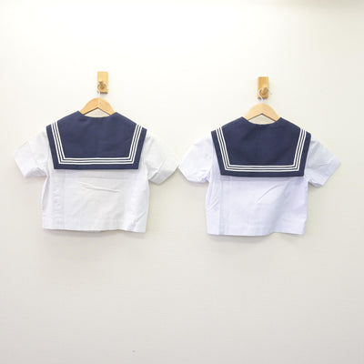【中古】愛知県 丹陽中学校 女子制服 2点 (セーラー服) sf110057