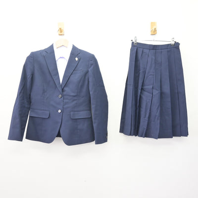 【中古】福岡県 小倉高等学校 女子制服 4点 (ブレザー・シャツ・スカート) sf110061