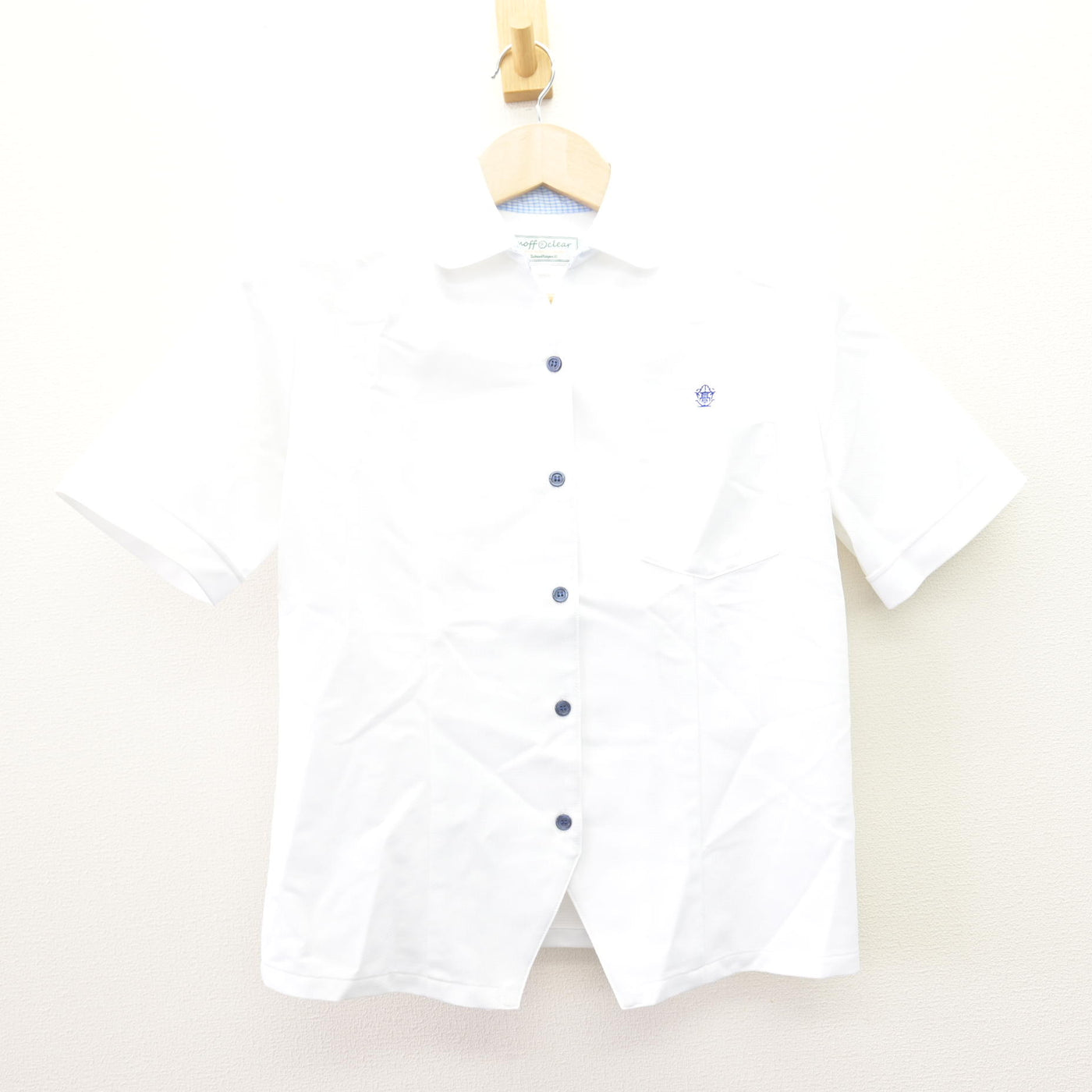 【中古】福岡県 小倉高等学校 女子制服 2点 (シャツ・スカート) sf110062