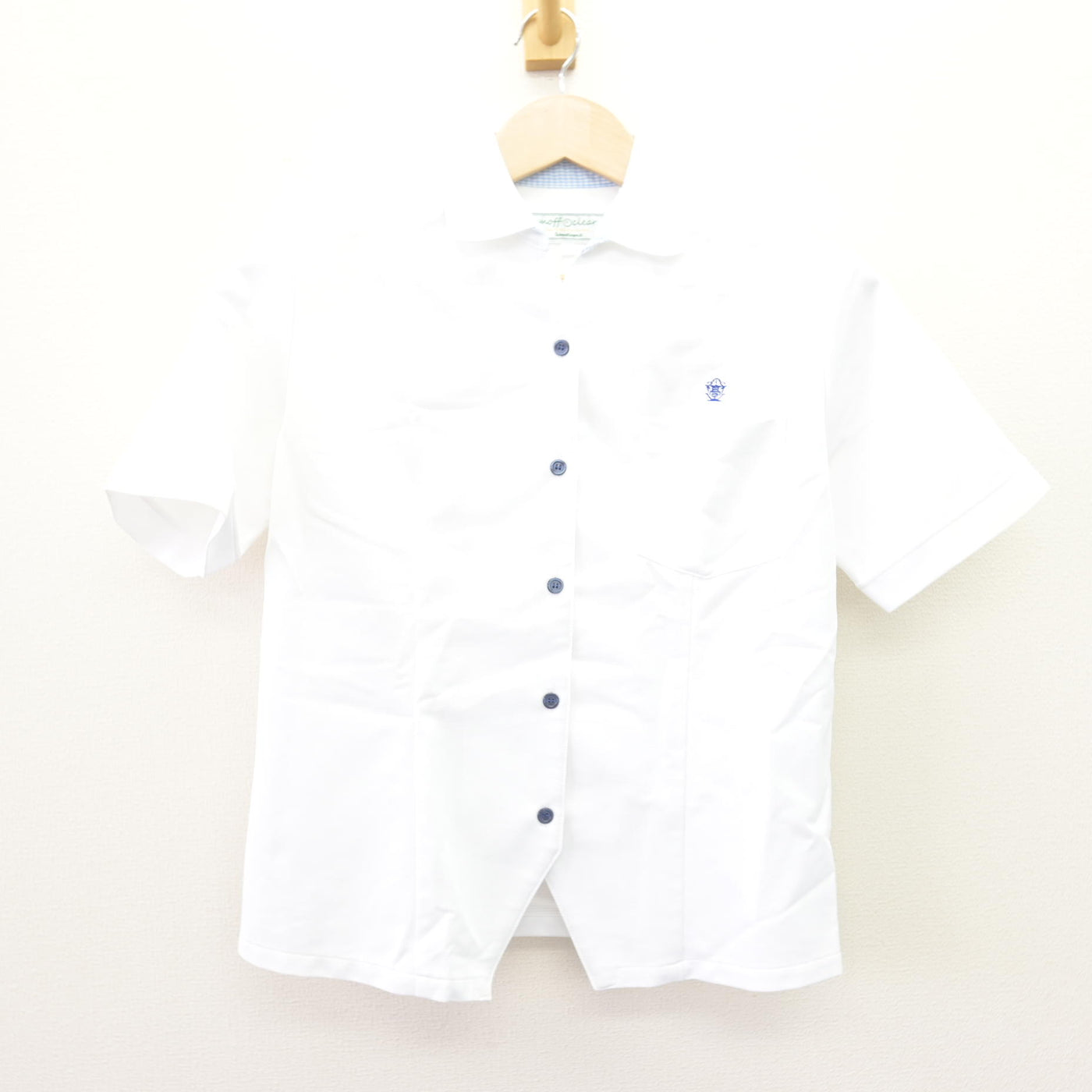 【中古】福岡県 小倉高等学校 女子制服 2点 (ニット・シャツ) sf110063