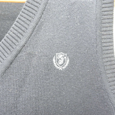 【中古】東京都 日出高等学校 女子制服 3点 (ニットベスト) sf110069