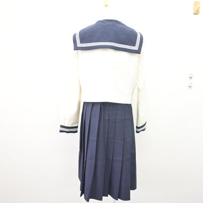 【中古】福岡県 博多女子高等学校 女子制服 3点 (セーラー服・ジャンパースカート) sf110071
